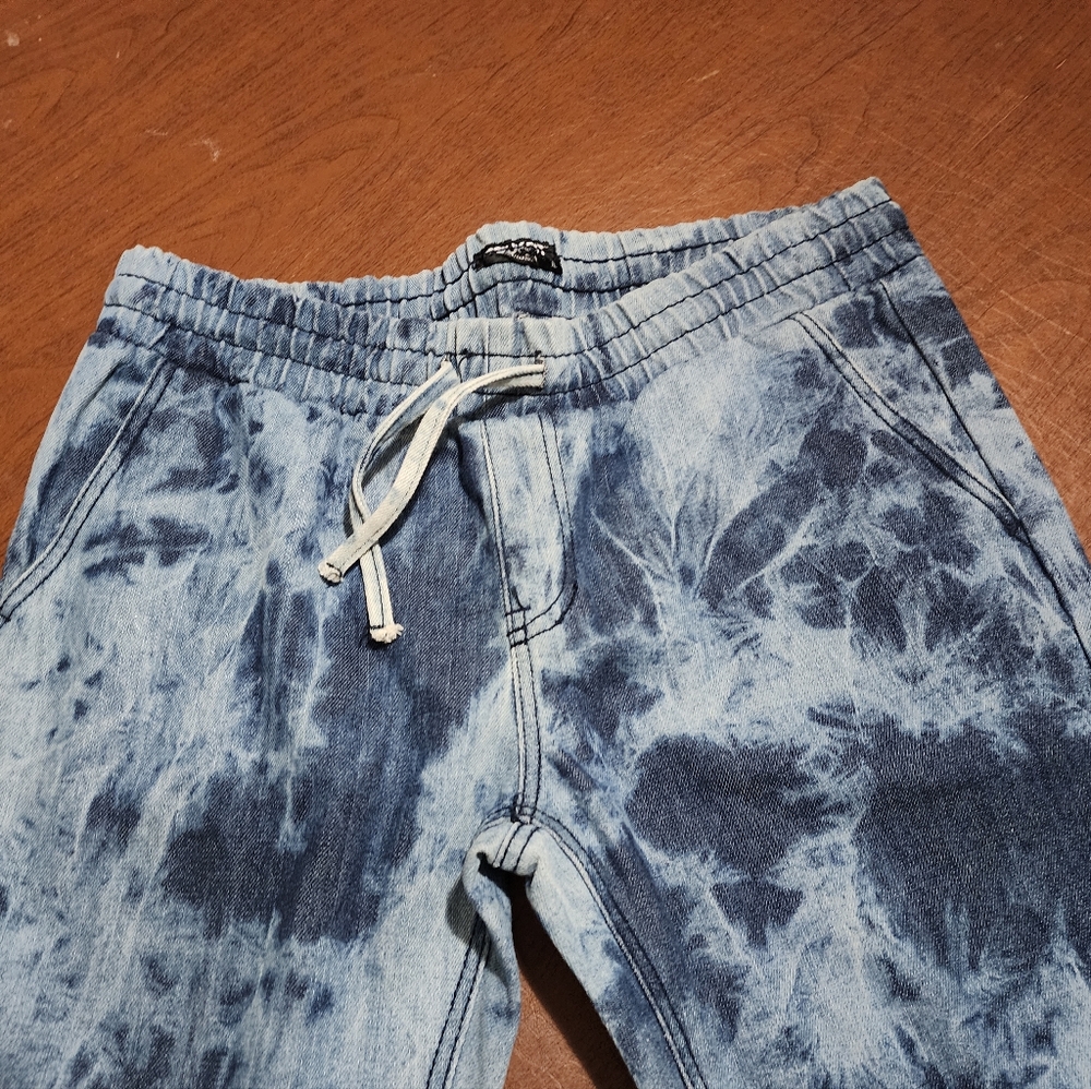 Blue Tie-Dye Jogger Pants - Picture 5 of 9